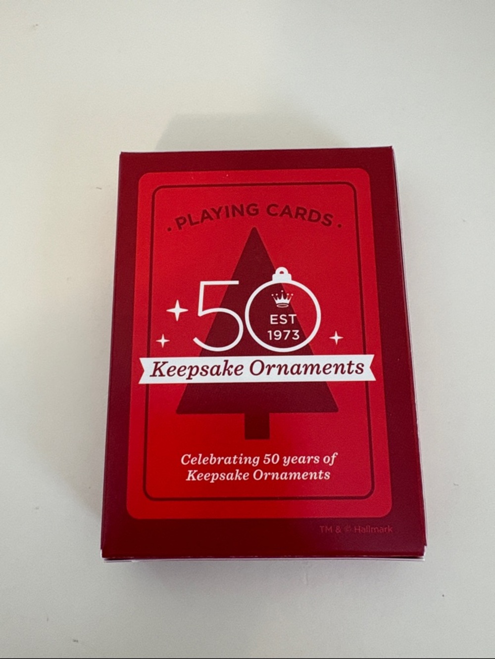 Hallmark Keepsake 50th Anniversary Playing Cards Set